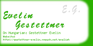 evelin gestettner business card